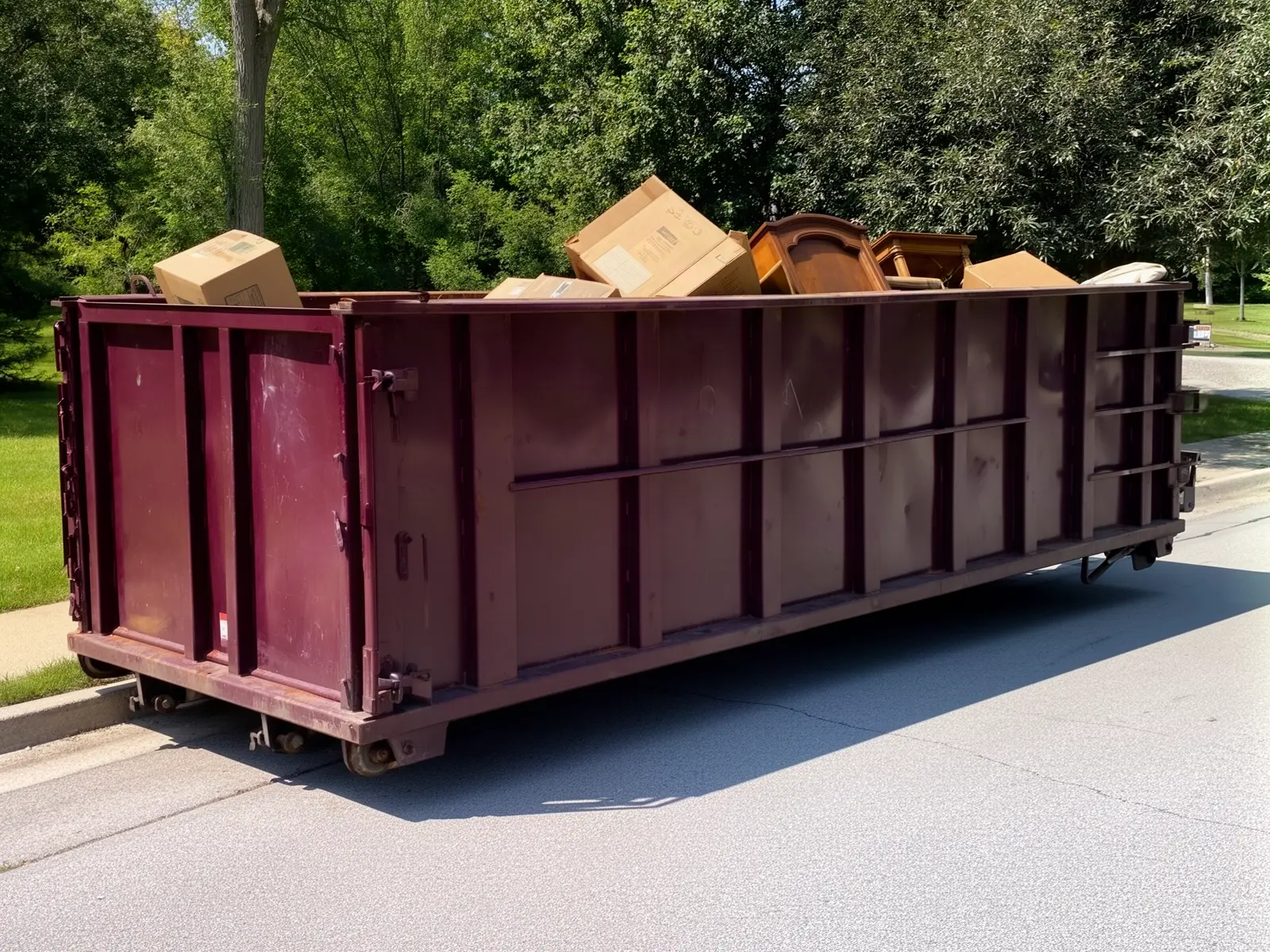 Roll-off dumpster from McIntosh's Norman Roll-Off Dumpsters in Norman, OK